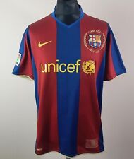 Camiseta deportiva de fútbol Nike Home Centenary Barcelona 2007/2008 para hombre talla L segunda mano  Embacar hacia Mexico