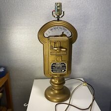 Vintage Duncan Miller Parking Meter Lamp Modification Gold Heavy Duty USA (READ) for sale  Shipping to South Africa