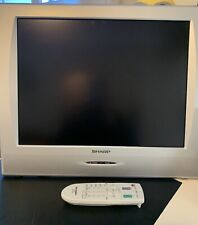 TV colorida tela plana Sharp 20" LCD-20SH3U cristal 480p jogos retrô, usado comprar usado  Enviando para Brazil