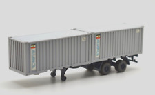 1:87 - Wiking 2 x 20 ft Stahlcontainer - Auflieger / Alianca comprar usado  Enviando para Brazil