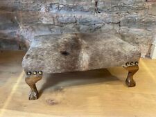 Stunning cowhide footstool for sale  LOUGHBOROUGH