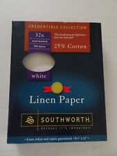 southworth white linen paper for sale  Sullivan