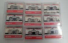 lot of nine SONY MC-90 Microcassettes  90 minute blank w/ cases, used for sale  Shipping to South Africa