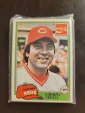 Used, 1981 Topps Coca Cola Coke Cincinnati Reds Team Set Johnny Bench Tom Seaver for sale  Shipping to South Africa