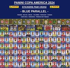 * BLUE PARALLEL * Panini Copa America 2024 - Stickers PAN1 - ROH2 for sale  Shipping to South Africa