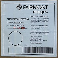 Fairmont designs 1507 for sale  Climax