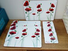 Dunelm poppy print for sale  SHEERNESS