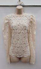 Cream lace blouse for sale  STOKE-ON-TRENT