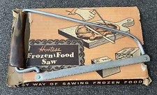 Hostess Frozen Food Saw Butterscotch Swirl Bakelite Handle Original Box #332 vtg, used for sale  Shipping to South Africa