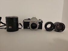 Corpo da câmera Nikon Nikkormat FT2 SLR com Nikkor SC 50mm f/1.4 e 28mm 1:2.5 de largura comprar usado  Enviando para Brazil