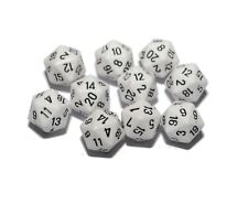 Poly dice white for sale  UK