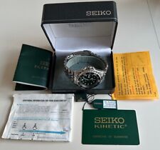 Seiko kinetic black for sale  DERBY