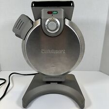 Used, Cuisinart Belgian Waffle Maker Vertical Waffle Iron Silver WAF-V100 800 Watts for sale  Shipping to South Africa