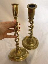 Vintage brass candlesticks for sale  LONDON