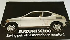 1979 Suzuki SC100 GX Whizkid Car Advertising leaflet   tweedehands  verschepen naar Netherlands