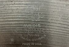 Usado, Platillo de batería vintage de colección Zildjian Avedis 22"" banda de percusión 3260 gramos 7 libras 3 o segunda mano  Embacar hacia Argentina