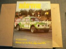 AUTOREVUE 1973-24 ADRIAAN VD VEN RALLY-CROSS VW KEVER,TOKYO SHOW 73,ACCESSOIRES for sale  Shipping to South Africa