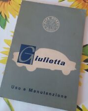 Manuale libretto alfa usato  San Giuliano Milanese