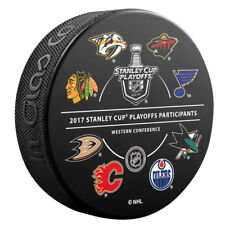 2017 - 16 Team Logos - Stanley Cup Playoff Hockey Puck - 8 on each side for sale  Minneapolis
