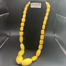 Usado, Colar de pedra sintética amarelo ensolarado brilhante pesado comprar usado  Enviando para Brazil