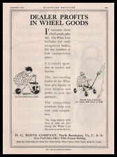 Usado, 1926 H.C. White North Bennington Vermont Kiddie Kar Pedal Carrinho de Bicicleta Impressão Anúncio comprar usado  Enviando para Brazil