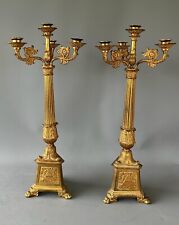 Coppia candelabri bronzo usato  Torino