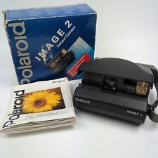 Câmera Dobrável de Filme Instantânea Vintage Polaroid Image 2 - Preta comprar usado  Enviando para Brazil