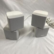 Bose Jewell Double White Cube Speakers Surround Sound Home Stereo System (2) for sale  Shipping to South Africa