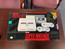 Super NES Super Set Consola Super Nintendo SNES con Caja Original Coincidente Serie segunda mano  Embacar hacia Argentina