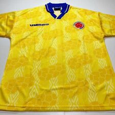Usado, Camiseta deportiva colombiana original 1994 Copa Mundial de EE. UU. casa de colección talla M L27,5 pulgadas segunda mano  Embacar hacia Mexico