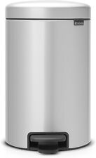Used, Brabantia NewIcon Pedal Bin - 12L - Metallic Grey(shipping damage) for sale  Shipping to South Africa
