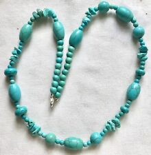 Collier perles turquoise d'occasion  Vence