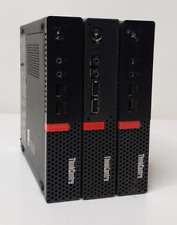Lot of (3) Lenovo ThinkCentre M710q Micro 2.40GHz Intel i5-7400T 16GB RAM No HDD for sale  Shipping to South Africa
