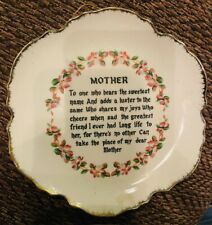 Commemorative mother plate for sale  Osceola