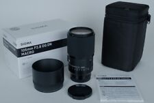 Mint Sigma ART 105mm f2.8 DG DN Macro Telephoto in Sony E mount with Warranty! for sale  Shipping to South Africa