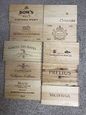 Lote de 10 painéis de madeira para vinho caixa caixa - Frete grátis lote 14 comprar usado  Enviando para Brazil