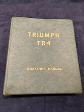 Usado, Vintage Triumph TR4 Workshop Manual Diagramas Desdobráveis Original de Fábrica TR6 Bônus comprar usado  Enviando para Brazil