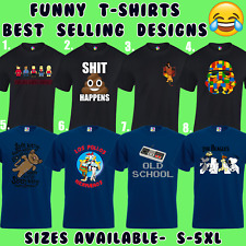 Funny shirts mens for sale  MANCHESTER