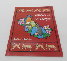 Livro padrão vitral Whiskers 'N Wings por Bettye Phillips 2005 artesanato comprar usado  Enviando para Brazil