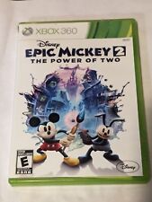 Disney Epic Mickey 2: The Power of Two (Microsoft Xbox 360, 2012) COMPLETO comprar usado  Enviando para Brazil