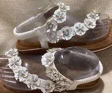 Patrizia white sandals for sale  Cincinnati