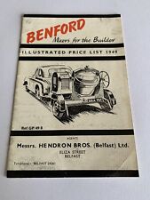 1949 vintage benford for sale  ANTRIM
