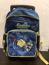 Spongebob Squarepants Viagem Mochila Azul/Rodas bolsos Vintage "Let's Rip" ￼ comprar usado  Enviando para Brazil