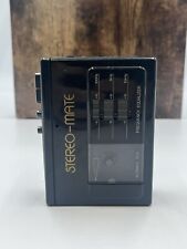 Reproductor de casete portátil AM/FM Stereo-Mate SCP-34 realista negro - probado ✔️ segunda mano  Embacar hacia Argentina