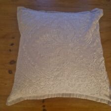 2 x Dorma Paisley Cushion Covers Oyster/Neutral 45 x45cm, used for sale  Shipping to South Africa
