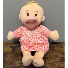 Boneca The Manhattan Toy Company Soft Wee Baby Stella com chupeta magnética rosa, usado comprar usado  Enviando para Brazil