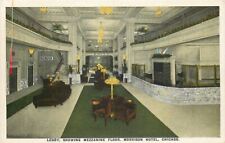 Chicago, Illinois, Morrison Hotel, Lobby, Podłoga antresoli, Wnętrze, Komercyjne , używany na sprzedaż  Wysyłka do Poland