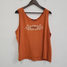 Camiseta sin mangas vintage Bum Equipment naranja talla 2X suéter playa surf años 90 segunda mano  Embacar hacia Mexico
