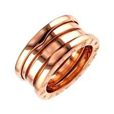 Anel BVLGARI B-ZERO1 3 BANDAS 18K PG 750 tamanho 47 3,75 (EUA) 90226649 comprar usado  Enviando para Brazil