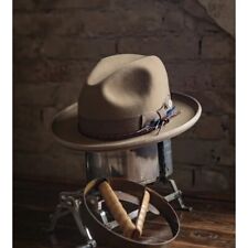 Chapéu fedora masculino de feltro de lã retrô chapéu jazz britânico chapéu pluma top hat, usado comprar usado  Enviando para Brazil